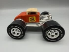Vintage Tonka WTO 760 Orange Wheeler Hot Rod Roadster Pressed Steel Toy Truck