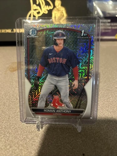 Roman Anthony 2023 Bowman 1st Mega Box Chrome Mojo Refractor BCP-71 Red Sox SP