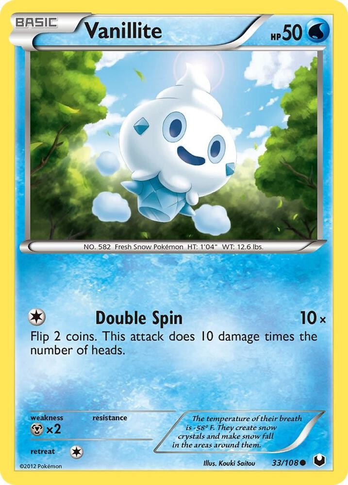 Vanillite Common Dark Explorers 33/108 NM Normal