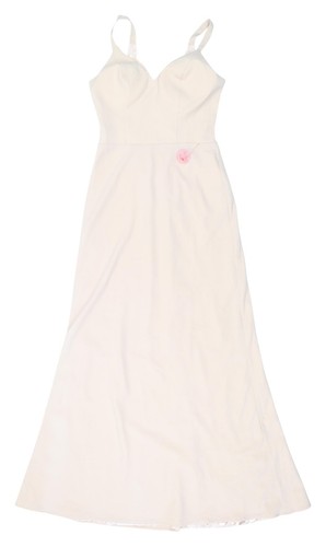 Maxi abito Chi Chi London avorio UK 10 matrimonio formale