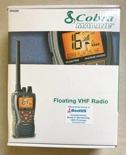 Cobra MARINE MR HH350 FLT Floating VHF Radio Grey Waterproof Handheld VHF Radio