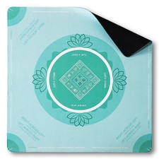 Non-Slip Mahjong Mat with Rule, Noise 31.5 * INCHS, Green