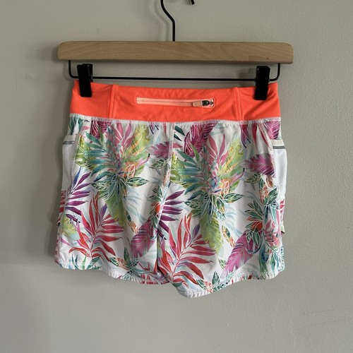 Athleta Girl Shorts size L/12 Record Breaker 2.0 Shorts Large 12 L Tropical - Picture 4 of 4