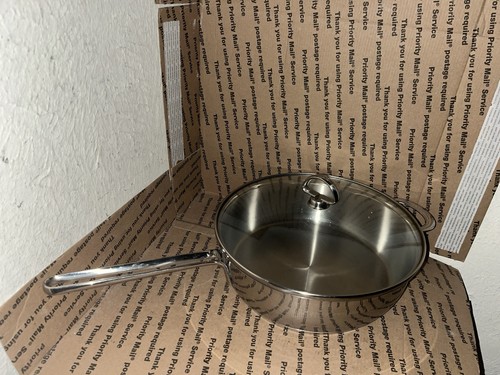 Chantal Stainless Steel 3Qt. 2.8L Sauce Pan SL34-240 With Lid - Picture 3 of 11