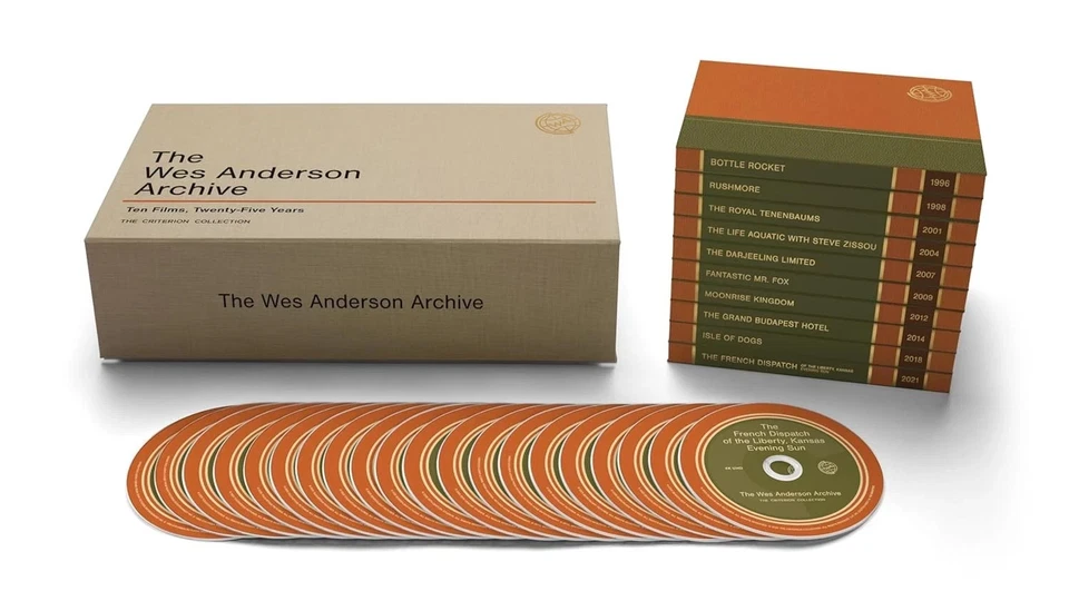 **SALE** WES ANDERSON ARCHIVE - SEALED CRITERION BOX SET - 4K/BLURAY 20-DISC - Image 2 of 3