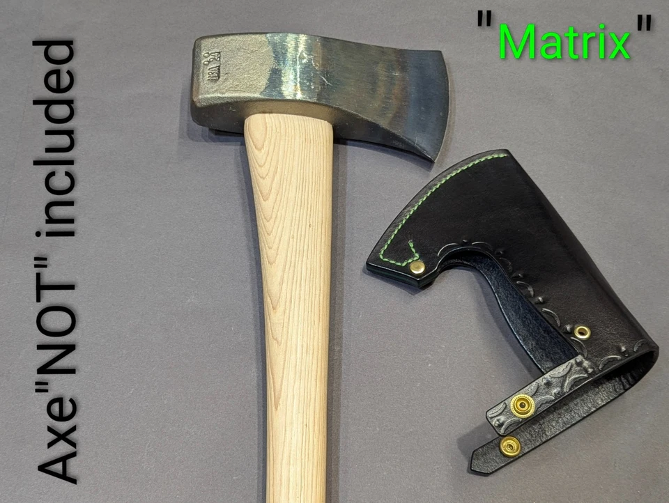 Council Tool OL' #7 Handmade Leather Axe Mask "Only" Read Des 7lb Splitting Maul - Image 3 of 4