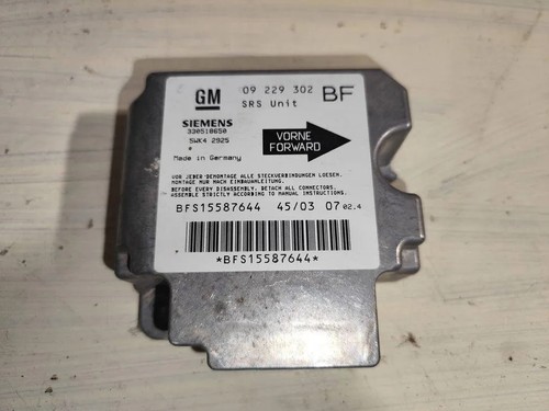 OPEL ASTRA J Airbag-Steuergerät BFS15587644 09229302 2.00 Diesel 121kw 31508828