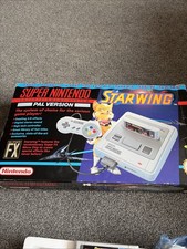Nintendo SNES Super Entertainment Console 1993 Starwing Edition, Boxed