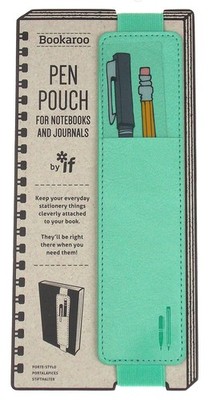 Bookaroo Pen Pouch Mint Gift Storage School Supply Organization Notebook NEW