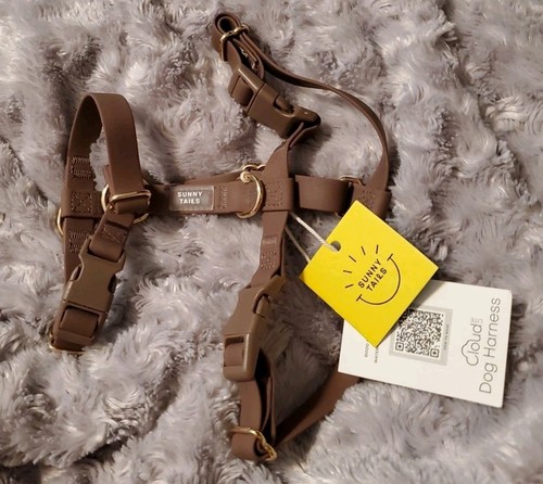 Sunny Tails Dog Harness - SMALL - Brown