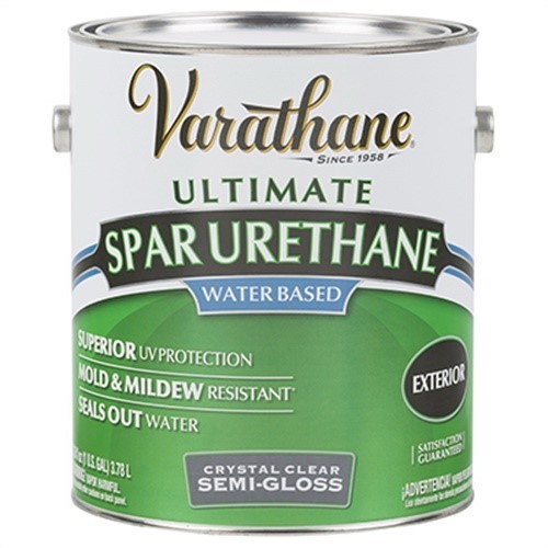 Varathane Diamant halbglänzend klar wasserbasiert Spar Urethan 1 gal (2er-Pack) - Bild 2 von 3