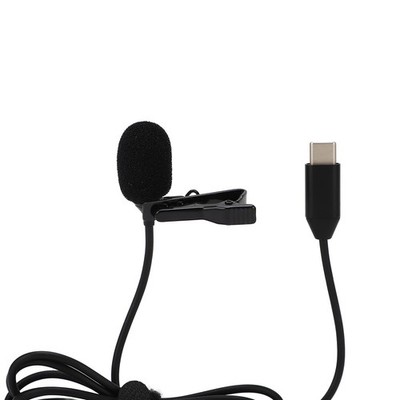 Lapel Microphone Anti Interference Omnidirectional Clip On Lavalier Microphone