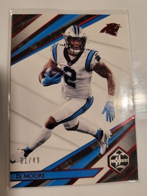 2021 DJ MOORE PANINI LIMITED RUBY SPOTLIGHT PARALLEL 1/49!!!