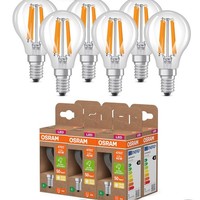 6Er Set Osram E14 Led Lampe Classic Klar 2,2W Wie 40W WarmweißEs Licht 2700K