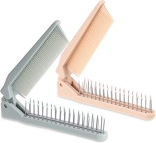 Foldable Hair Brush, Folding Hair bs for Women and Girls, Double Headed