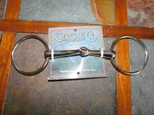 New! Circle R by Reinsman #121 Smooth 5" Loose Ring Snaffle BIT