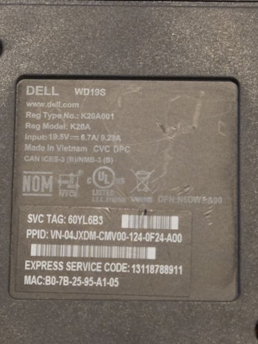 Stacja dokująca Dell WD19S z zasilaczem 130W - Darmowa wysyłka - Zdjęcie 2 z 5