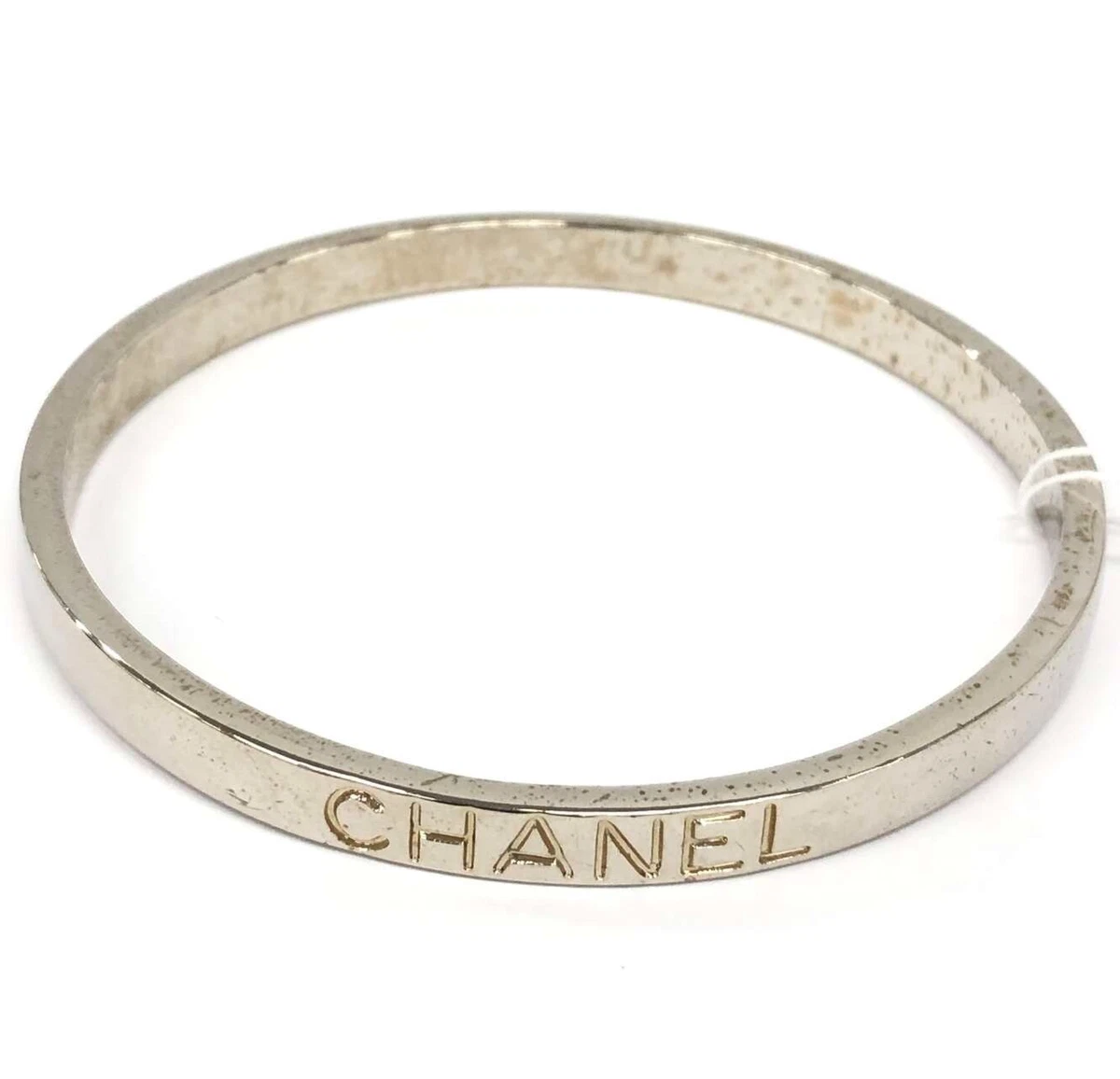 CHANEL Silver Plated Bangle Fashion Bracelets for sale | eBay