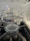 Pyrex Vintage Flameware 7754 Glass Percolator Coffee Pot 2-4 Cup - Complete, EUC