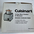 CUISIART CRC-400 Rice Cooker, Stainless Steel Exterior NEW
