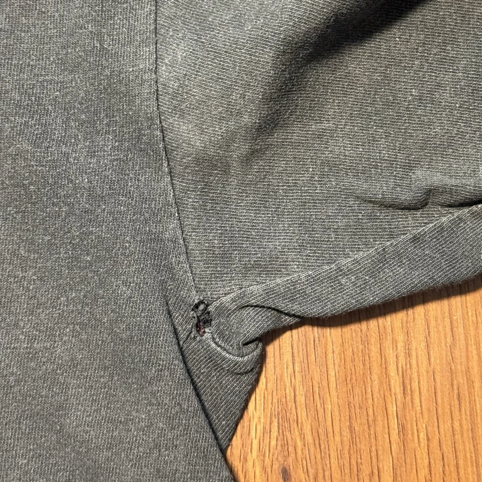 Vintage Old Skool Skateboard Skate Tee Shirt Large Black Thundercats Hook Ups - Image 4 of 4