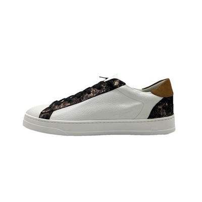 P448 Damen Schuhe Gr. 41 Sneaker Weiß Kupfer Leder RAMIE Rame