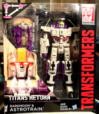 Transformers Generations Titans Return Voyager Astrotrain & Darkmoon Sealed New