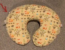 Boppy Nursing Pillow w/ Woodland Animals  Pinwheels removable, washable covers