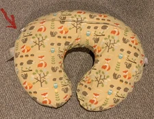 Boppy Nursing Pillow w/ Woodland Animals & Pinwheels removable, washable covers
