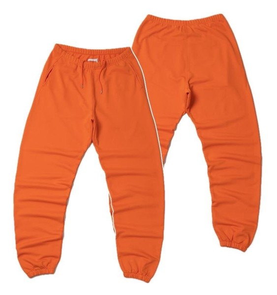 Men Calvin Klein Trousers Coral Cotton 36 / XL /