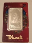 2024 Pamp Suisse Diwali Lakshmi and Peacocks 1 oz Silver Bar Assay Card