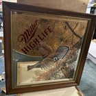 Miller High Life Beer Diamond Wildlife Series 3 Mirror Sign Grouse First Flush — photo 4