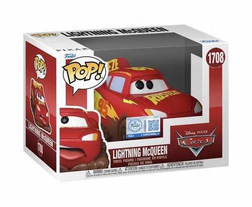 Funko Pop! CARS 1708 Lightning McQueen Funko Exclusive + Protector PreSale 🔥