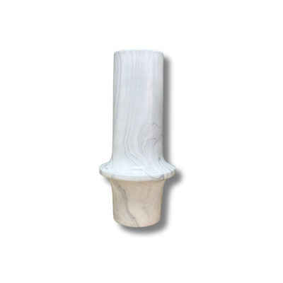 Dekorative Vase aus poliertem Marmor polierter Stein ca. 35 cm