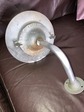 REVO GEC Complete External Galvanised Outside Light Lamp Glass Wall Bracket