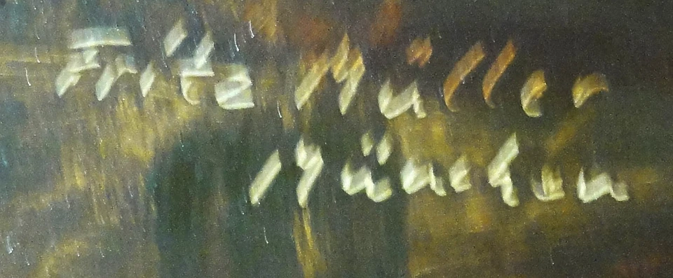 Fritz Müller, München (1913-1972) edles TOP-Gemälde: MANN MIT SCHNUPFTABAK - Bild 3 von 4