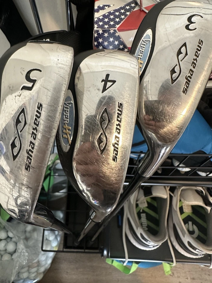 Viper Snake Eyes HT Regular Flex Graphite Shaft 3 Iron, 4 Iron And 5 Iron Set - Image 3 of 4