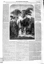 Original Old Antique Print 1847 Harrison Art Painter Scene Romance Jealousy