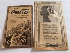 1917 (2) COCA COLA NEWSPAPER ADS OKLA CITY PAPER