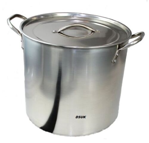 Stock Pot Large Stainless Steel Stock Pot Brew Boiling Stew Soup Cooking Pot - Picture 7 of 7