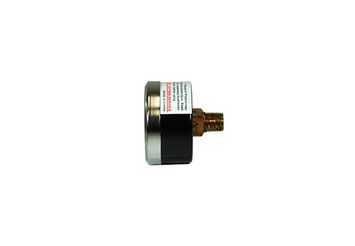 Dry Center Back Mount Pressure Gauge with 1.5" Dial, 0-200 PSI, 1/8" Male NPT - Picture 3 of 8