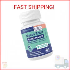 Welmate Mucus Relief | Guaifenesin 1200 Mg Maximum Strength | 100 Count Extended