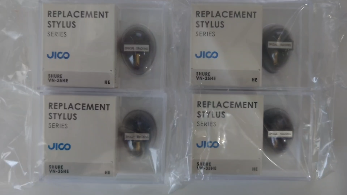 Jico Hyper Elliptical Stylus VN-35HE for Shure V15/III Set