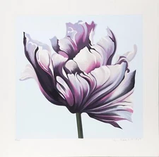 Lowell Blair Nesbitt, Parrot Tulip III, Screenprint, signed and numbered in penc
