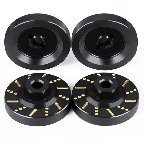 4X Brass Counterweight Wheel Hex Hub Wheel Adapter for 1/18 FMS Atlas 6x6 RC Car - Picture 5 of 8