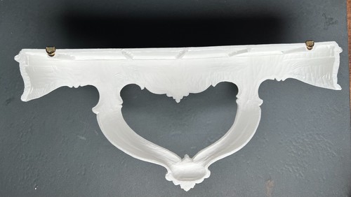 Wandkonsole Weiß Wandablage 45x21cm Hängekonsole Antik Wandregal BAROCK Ablage - Bild 9 von 10