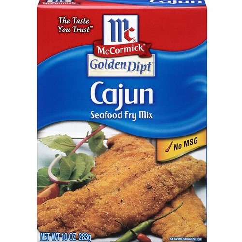 McCormick Golden Dipt Cajun Style Seafood Fry Mix (Pack of 6) - 第 1/1 張圖片