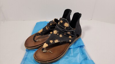 Very G Angelika Bleach Women's Sparta Sandal Size 8 Black