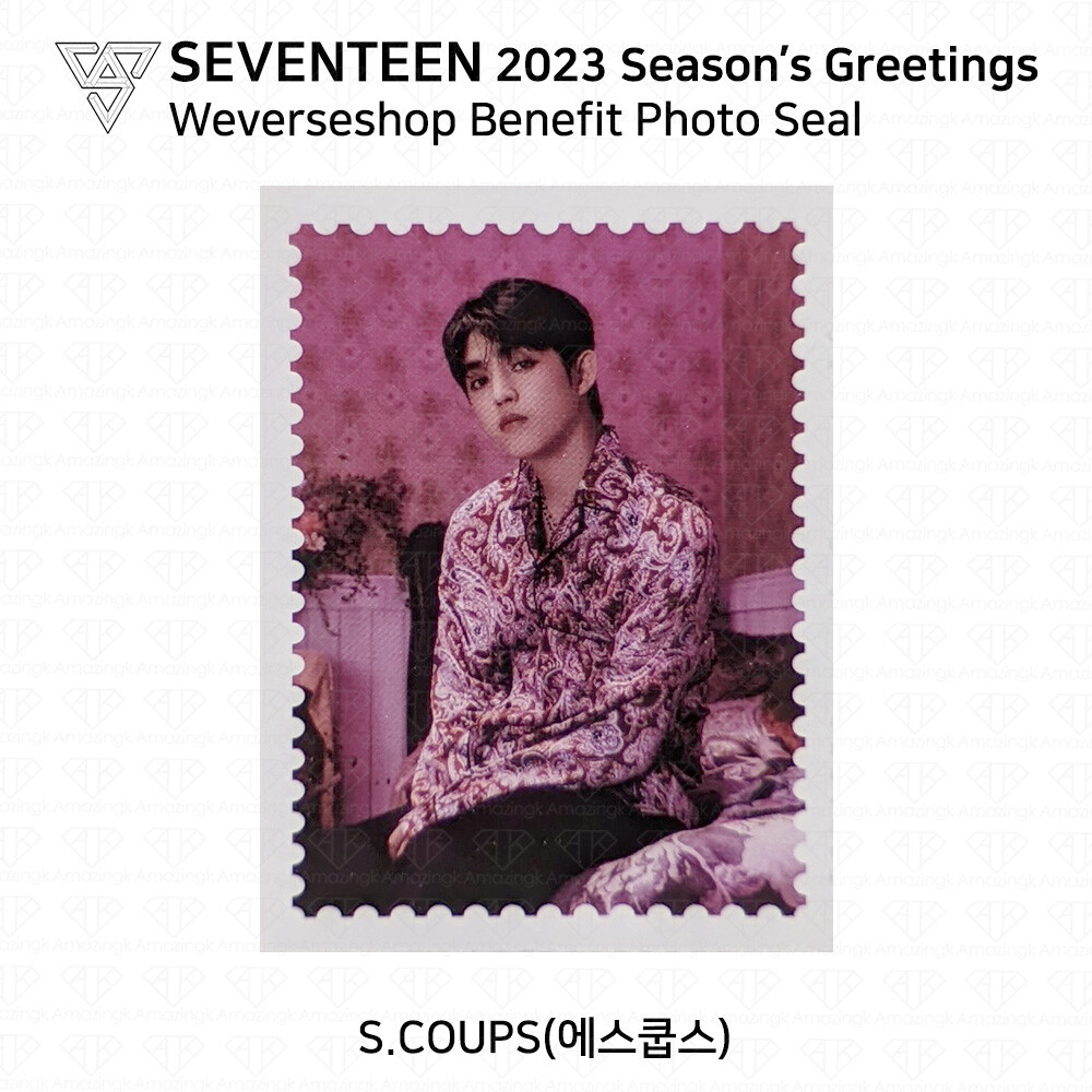 Seventeen 2023 Season's Greetings Mini Postcard Photo Seal