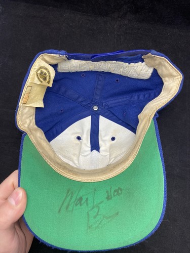 VINTAGE NHL 80s 90s TORONTO MAPLE LEAFS AUTOGRAPHED SNAPBACK CCM #00 SPELLOUT - Picture 7 of 8